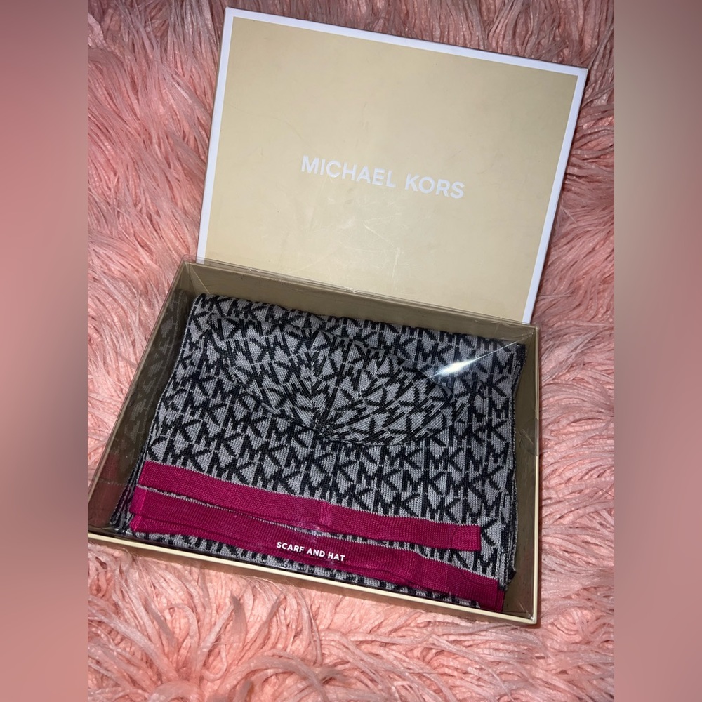 MK Scarf and Hat